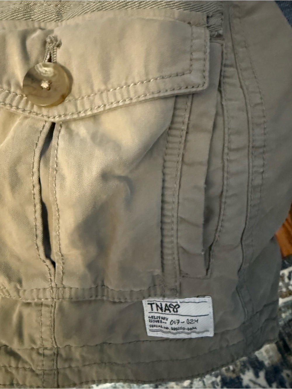 Aritzia TNA Military Jacket 017-024 Khaki Hooded Utility Coat XXS - Picture 8 of 12